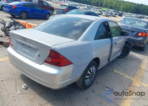 2002 Honda Civic Lx from USA, damaged, VIN 1HGEM22602L005855